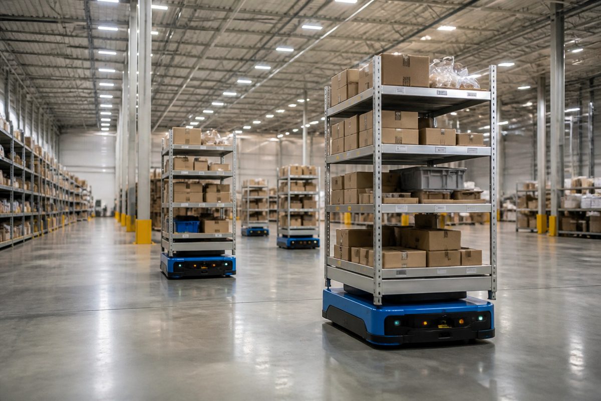 Inside Automated Warehouses: How Robots Pick, Pack and Ship